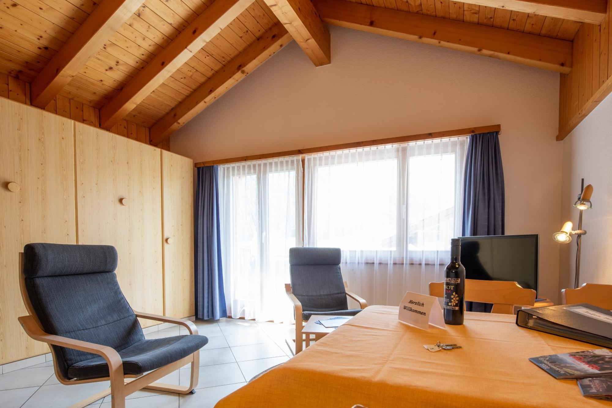 Saas Fee Haus Avalanche 아파트 객실 사진